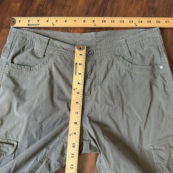 KUHL Splash Roll-Up Pant Olive Green Cargo Straight Camping Hiking - Picture 14 of 16
